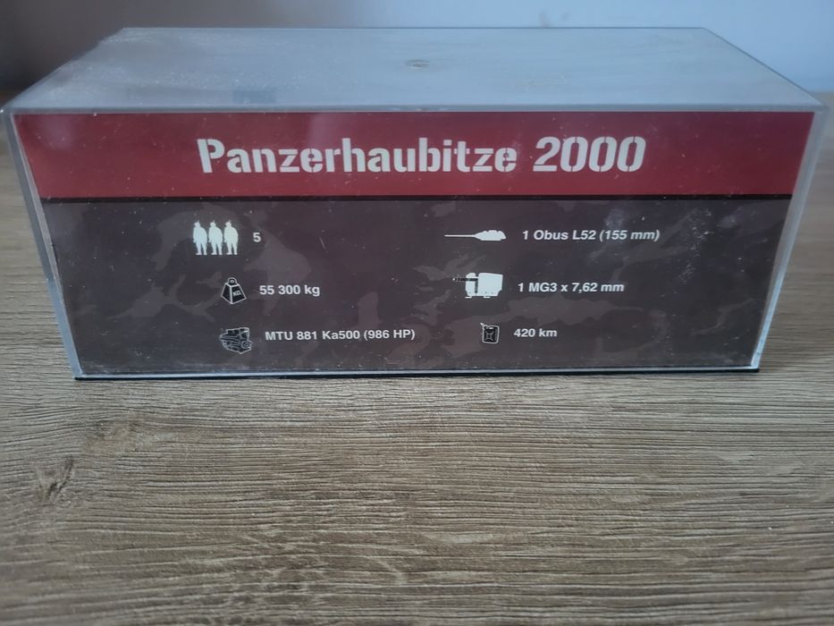 Miniatura Militar Panzerhaubitze 2000 (PzH 2000) Bundeswehr - Coleção