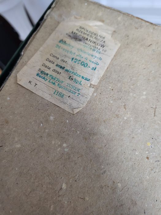 Stare sztućce porcelana