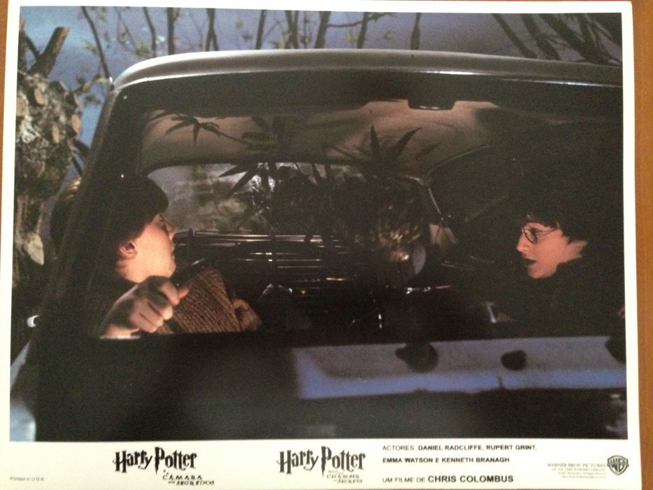 Cartazes cinema originais cos filmes Harry Potter