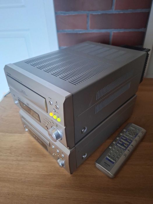 wieża DENON amplituner UD-M50 i deck magnetofon DRR-M30 plus PILOT