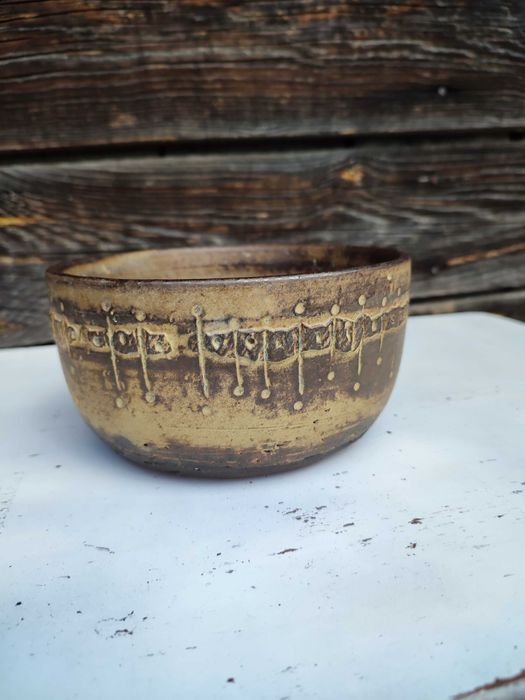 Ciekawa ceramiczna misa - Czarka - Sygnowana - Design - vintage K27
