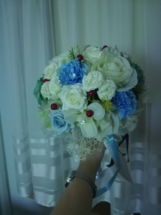 Bukiet ślubny sztuczny