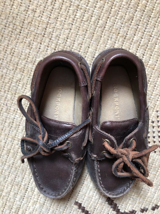 Sapato de vela ROCKPORT para criança em castanho escuro T25.5