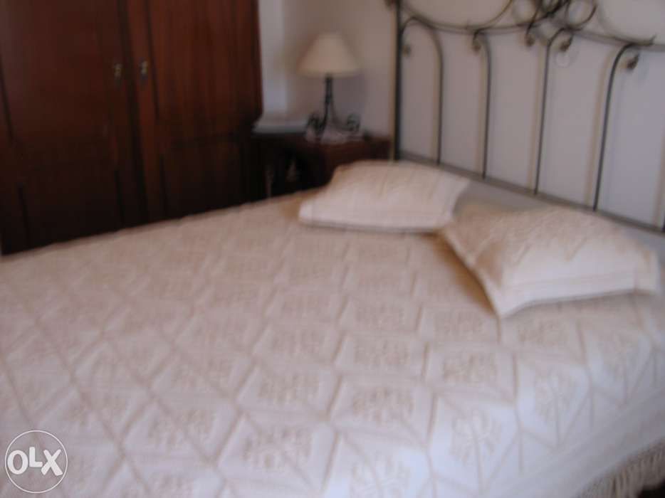 Colcha em linho para cama casal