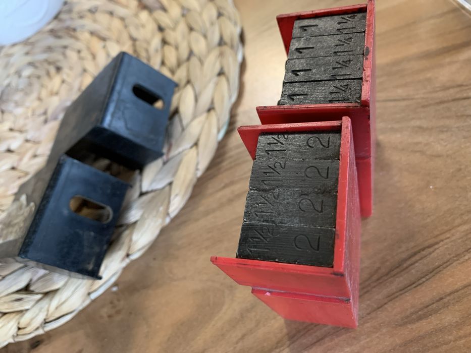 Noże do gwintownicy Virax  2 komplety