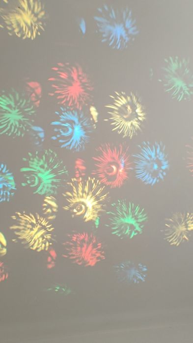 Projector de luz em disco
