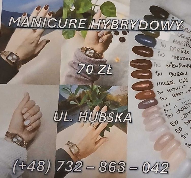 Manicure Hybrydowy Wrocław Hubska