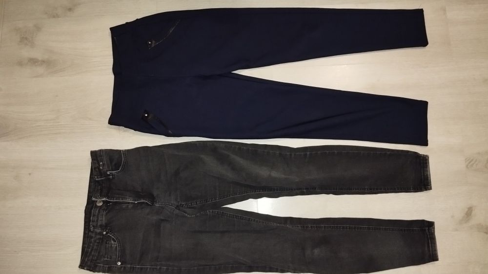 Spodnie jeansowe, dresowe