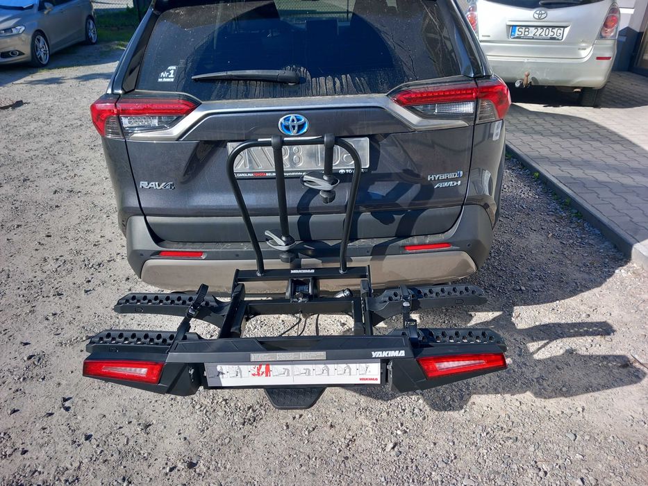 Promocja. Bagażnik rowerowy na hak Yakima Fold Click 2 , składana, solidna platforma na 2 rowery