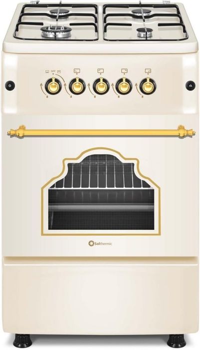 Solthermic fogao A gas creme rustica 50X55 F5S40G2C