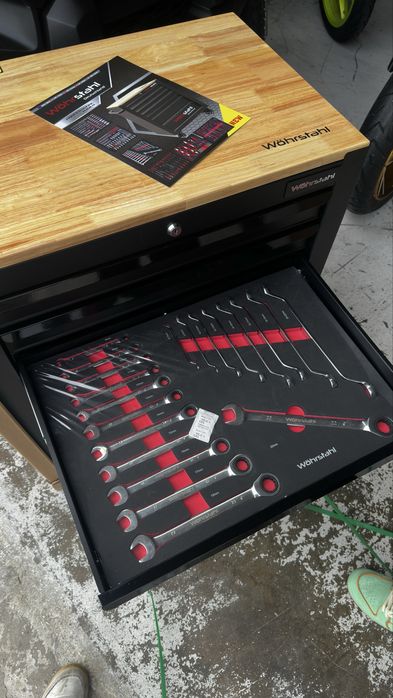 Carrinho de Ferramentas Profissional Wöhrstahl – 520 Peças - NOVO