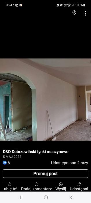 Tynki maszynowe gipsowe cementowo wapienne tynkowanie tynk gipsowy