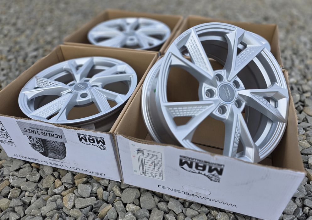 ALUFELGI Audi Volkswagen Skoda Seat 5x112 17 Nowe Niemieckie