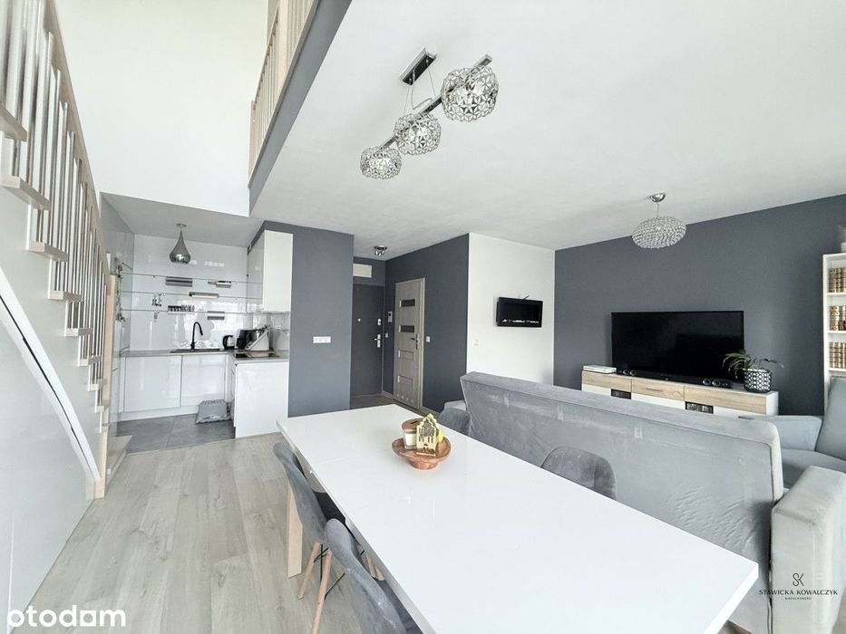 Dwupoziomowy apartament z klimatem domu|87,67m2|