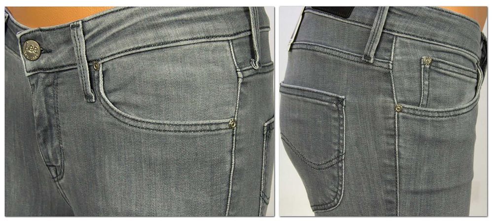 Spodnie damskie Lee Scarlett Grey Skinny W27 L35