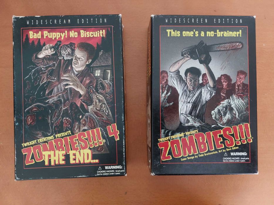 Zombies!!! e Zombies!!! 4 (Board Games, Jogos de Tabuleiro)