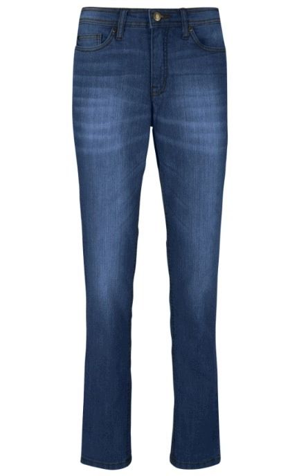 B.P.C ciemne jeansy damskie ze stretchem Mom 38.