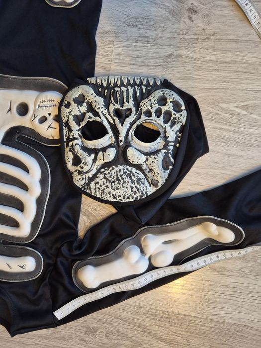 Strój kościotrup  5 - 6 lat 110 - 122 na Halloween