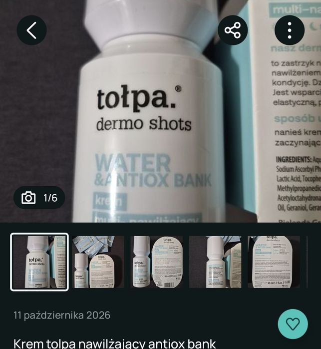 Tołpa    krem  znegocjowany
