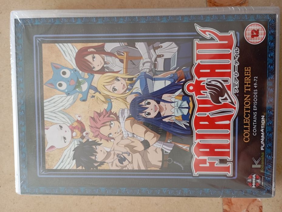 Fairy tail em DVD alguns selados