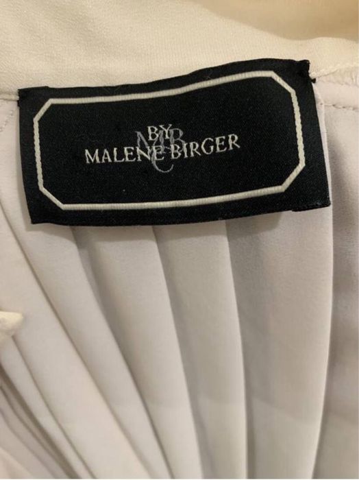 Шовкова плісирована блуза By Malene Birger (100% Silk), р. 38 (L-XL)