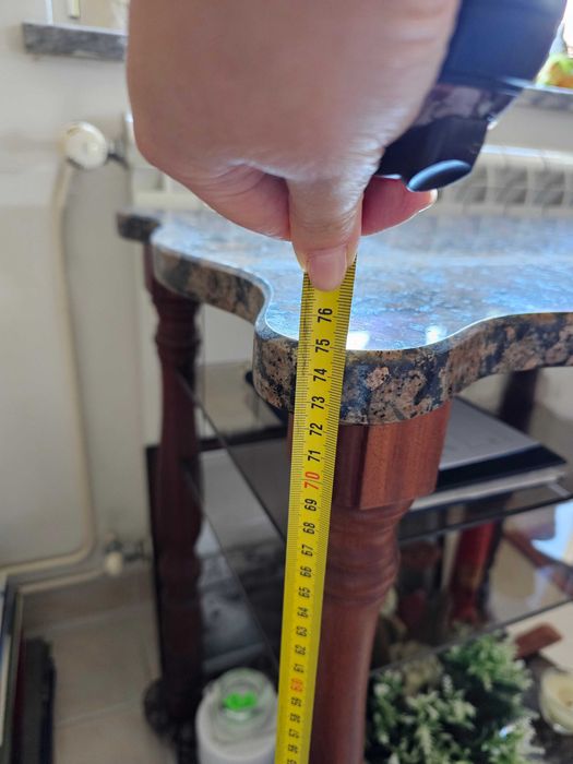 Móvel apoio em pedra