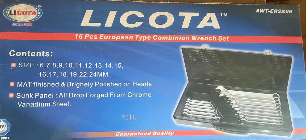 Набор рожковых ключей   LICOTA