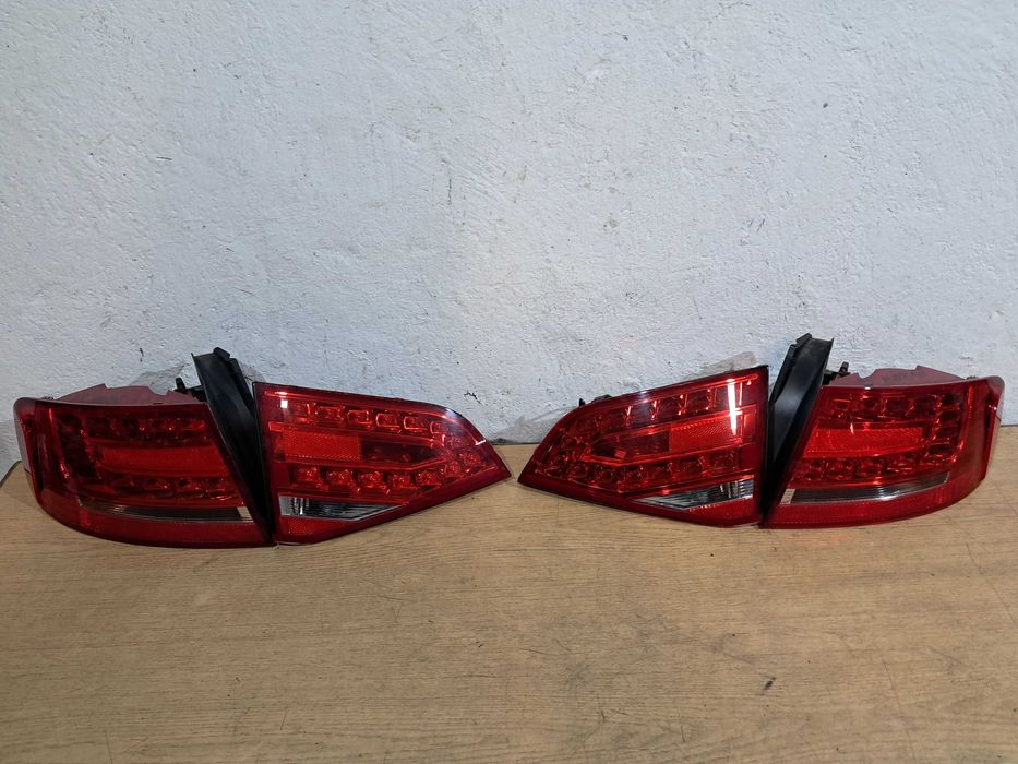 AUDI S4 A4 B8 sedan lampy tył tylne lewa prawa LED lampa przed lift