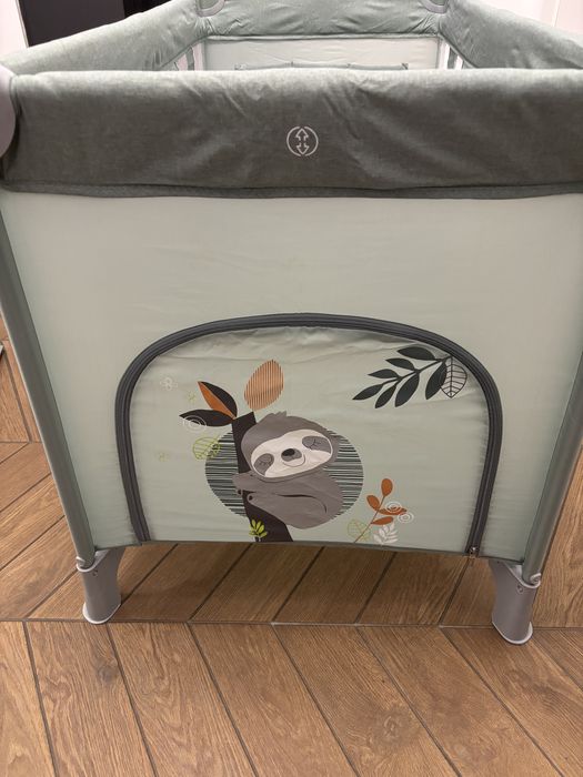 turystyczne z materacem 120x60, kojec, Simple Espiro, jak nowe