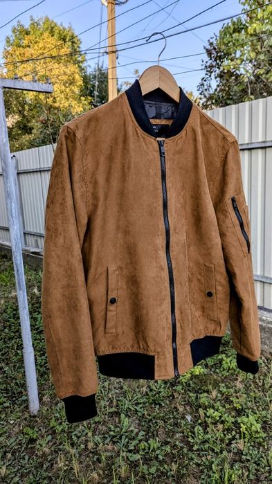 Куртка Bershka замшева