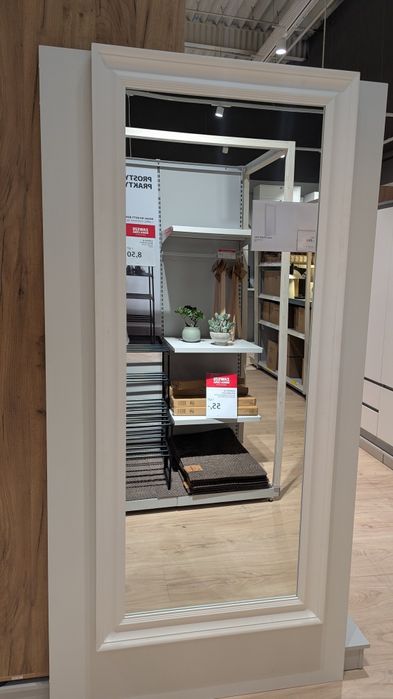 Lustro duże białe Skotterup NOWE