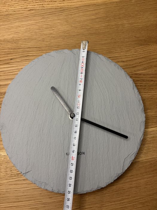 Karlsson zegar scienny szary 25 cm, w pelni sprawny
