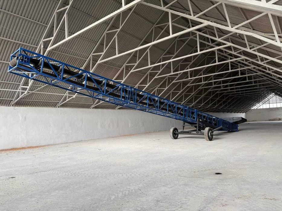 Погрузчик ленточный конвейер, стрічковий для завантаження барж,вагонів