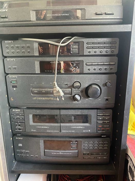 Aparelhagem Sony LBT-D309 + 2 Colunas Sony