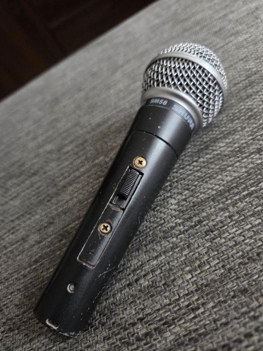 Shure sm58 z wyłącznikiem mikrofon dynamiczny