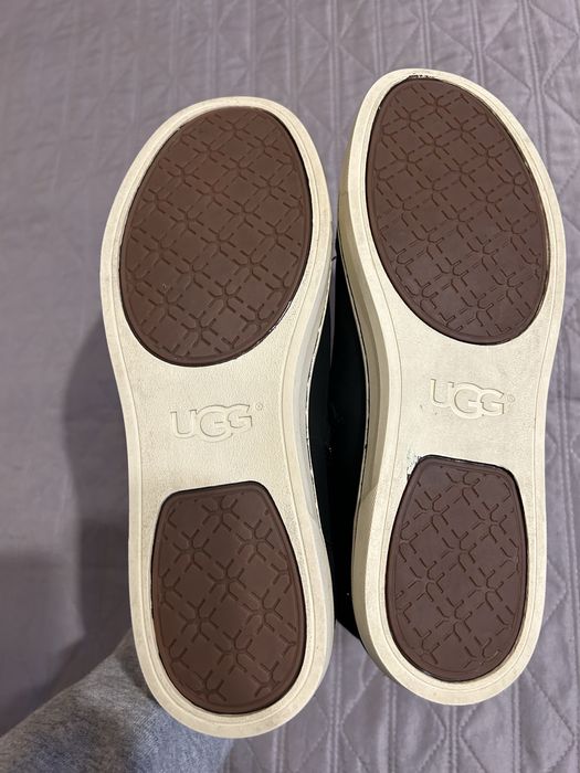 Кожаные деми ботинки кеды кроссовки Ugg  38-39р