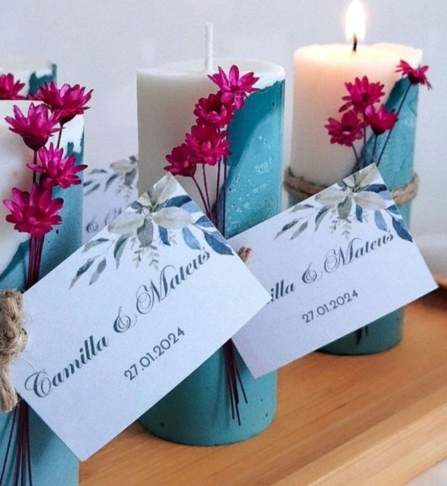 Vela de concreto - lembranças