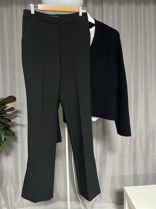 Брюки Zara чорні з розрізами по боках розмір s