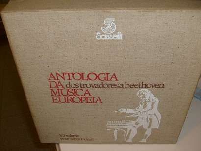 Vinil,Antologia da Musica Europeia nove volumes cerca de 80 LP,s novos