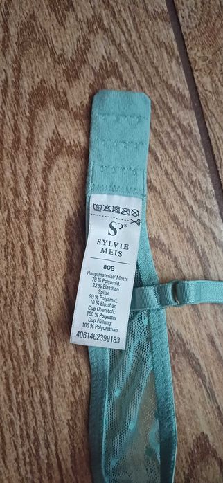 Zielony# miętowy biustonosz Sylvie Meis r. 80 B push up