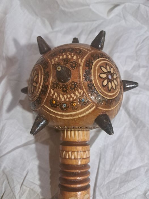 Булава,  Сувенир, резьба, дерево,  символ,  декор,  красивый