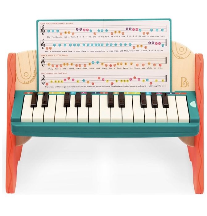 Новинка Вау дитяче піаніно з мелодіями Баттат piano Battat