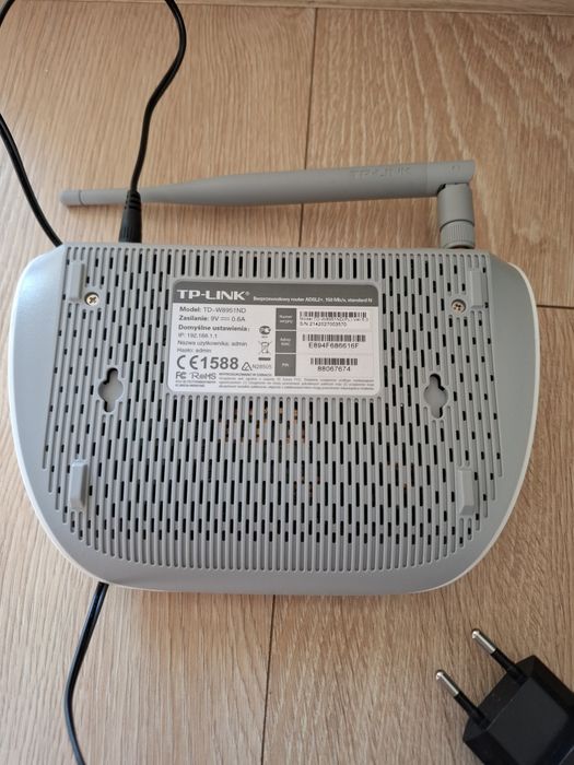 Router Tp-link TD-W8951ND bezprzewodowy ADsl2+ 150Mb/s