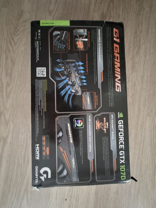 Видеокарта GIGABYTE GTX 1070