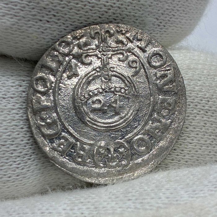 półtorak Bydgoszcz Zygmunt III Waza 1619 - piękny i połyskowy