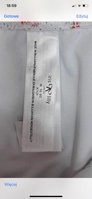 Strój kąpielowy wisienka