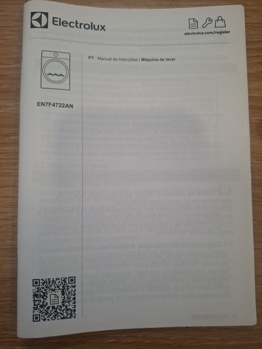 Máquina lavar roupa, NOVA, encastrável, ELECTROLUX Perfect Care 700, 7