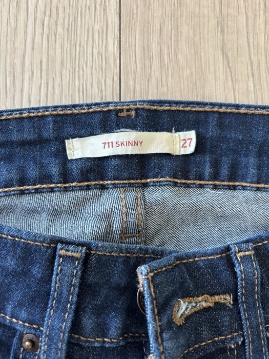 Spodnie damskie jeansy skinny Levi's 27/33 S