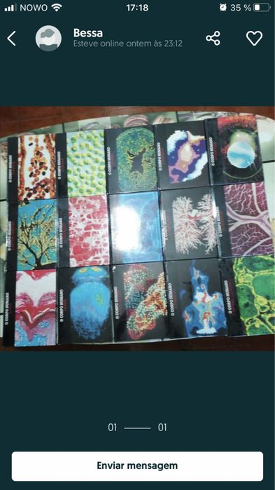 Coleção de 15 livros" O corpo Humano