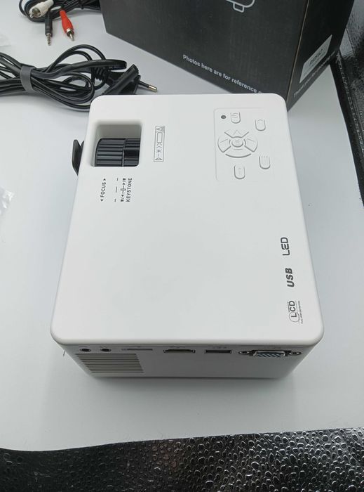 PURSHE Mini projetor de 7500L